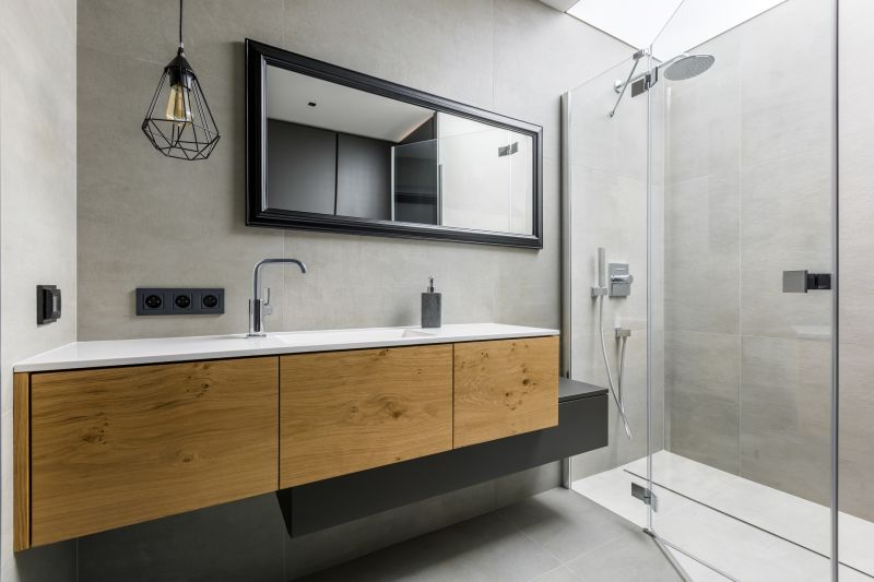 Vanity with Modern Fixtures